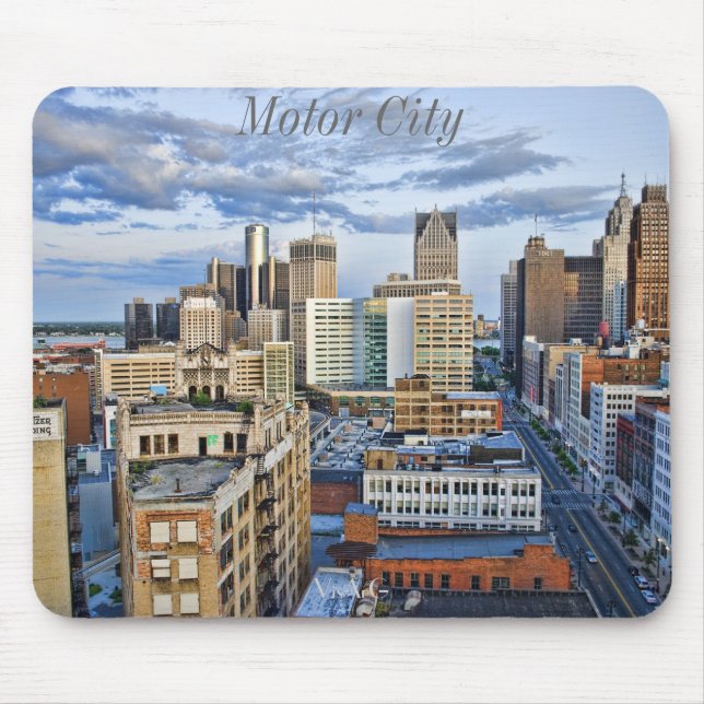 Bewegungsstadt-Sättigung Mousepad (Vorne)