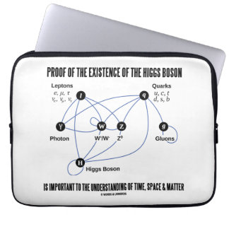 Beweis des Bestehens des Higgs Boson Laptopschutzhülle