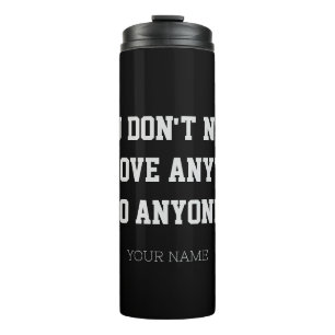 Beweise Nichts Minimalistischer Thermobecher Thermosbecher