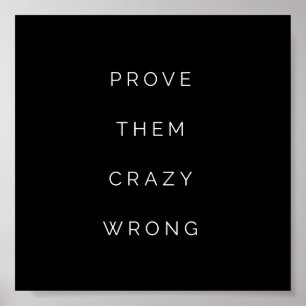 Beweisen Sie diese Motivierend Zitate Mini-Print S Poster