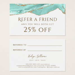 Beweiskarte Aquamarine Agate