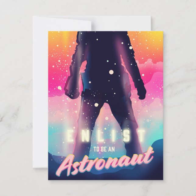 Bewerben Sie sich, Astronaut zu werden (Vorderseite)