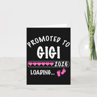 Bewerbt als Gigi 2026 Mädchen Baby Geschlecht Enth Karte
