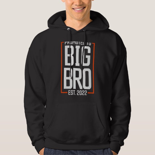 Bewerbung für Big Brother 2022 Big Bro Bald zu Bi Hoodie (Vorderseite)