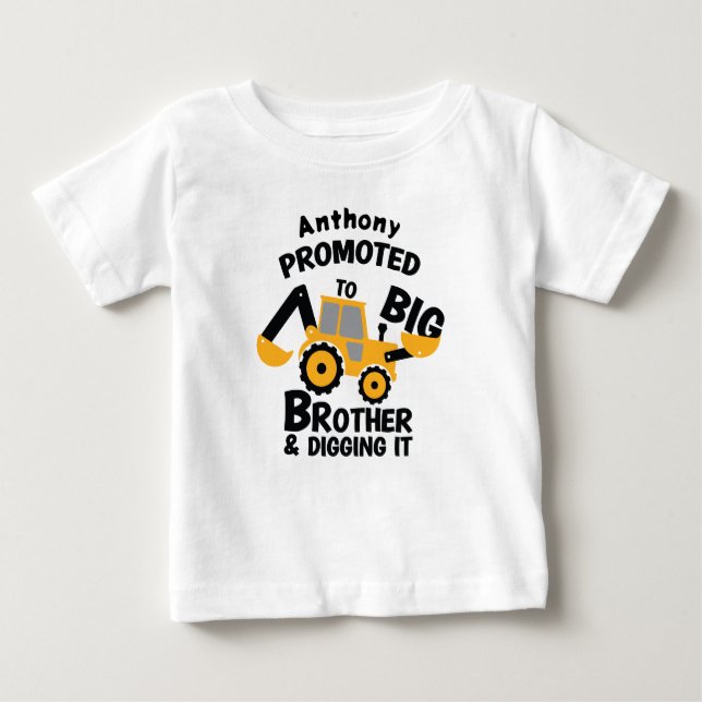 Bewerbung für Big Brother Baby Fine Jersey T - Shi Baby T-shirt (Vorderseite)