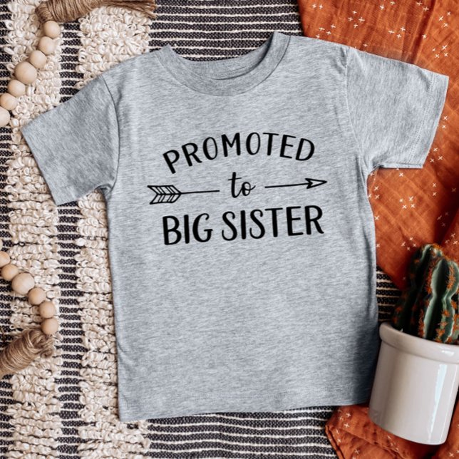 Bewerbung für Big Sister New Baby Ankündigung T-shirt (Von Creator hochgeladen)