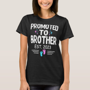 Bewerbung für den Bruder 2023 als Schwangerschafts T-Shirt