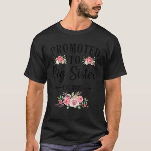 Bewerbung für große Schwester Est 2023 Schwangersc T-Shirt
