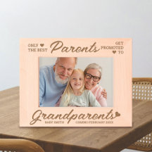 Bewerbung für Großeltern Custom Baby Ankündigung