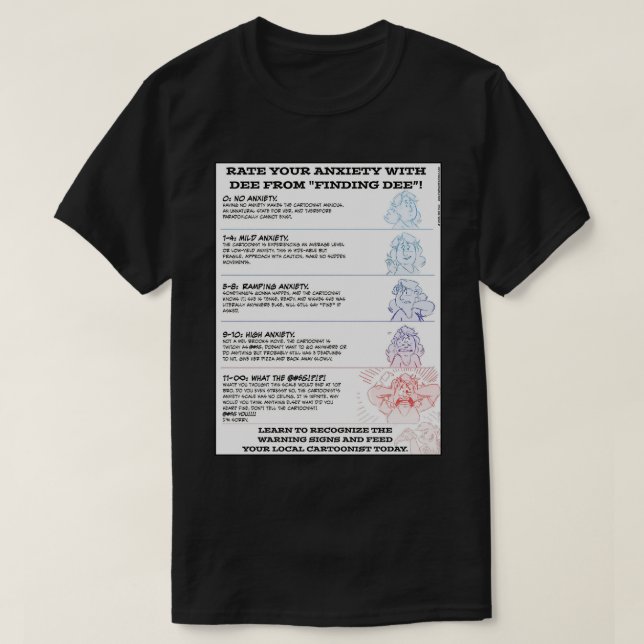 Bewerte DEINE ANGST T-Shirt (Design vorne)