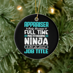 Bewerter Funny Job Beruf Beruf Beruf Keramik Ornament