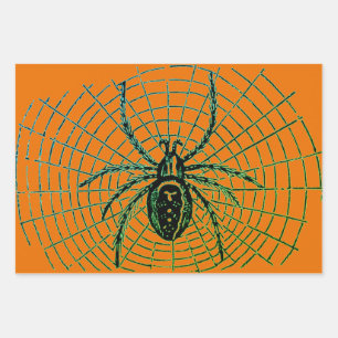 BEWERTETES HALLOWEEN Wrackpapier-Blatt-Set von 3 Geschenkpapier Set