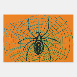 BEWERTETES HALLOWEEN Wrapping Paper Sheet-Set von Geschenkpapier Set