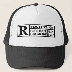 Bewertetes R für Sein fantastisch Truckerkappe