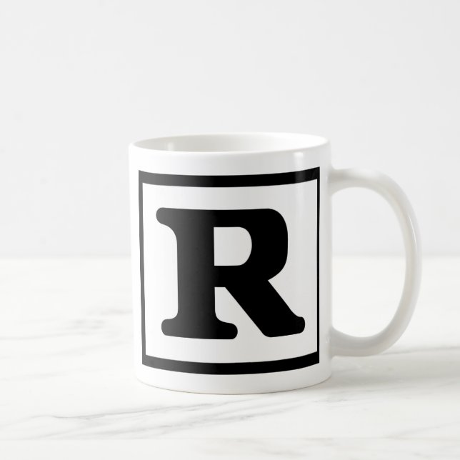 Bewertetes R Kaffeetasse (Rechts)