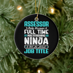 Bewertung der Funktion des Bewerbers Funny Profess Keramik Ornament