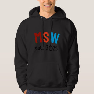 Bewertung der Sozialarbeiter Monat MSW Student Gra Hoodie