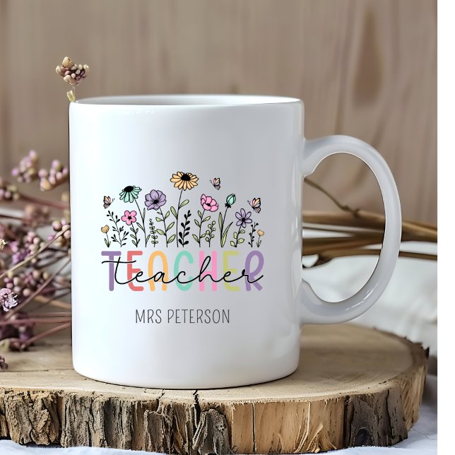 Bewertung der Wildblume für Lehrer Kaffeetasse (Von Creator hochgeladen)