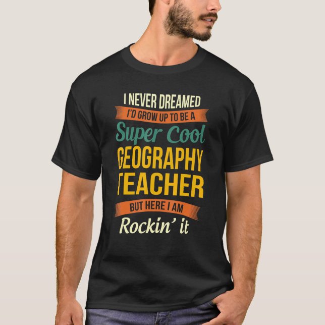 Bewertung des Geografie-Lehrers T-Shirt (Vorderseite)
