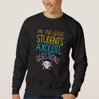 Bewertung des Lehrers der zweiten Klasse in Axolot Sweatshirt