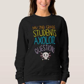 Bewertung des Lehrers der zweiten Klasse in Axolot Sweatshirt
