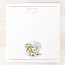 Bewertung des Weißen Lehrers zweiter Klasse Notizblock