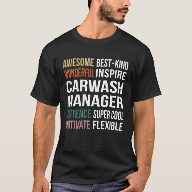 Bewertung durch den Carwash-Manager T-Shirt (Vorderseite)