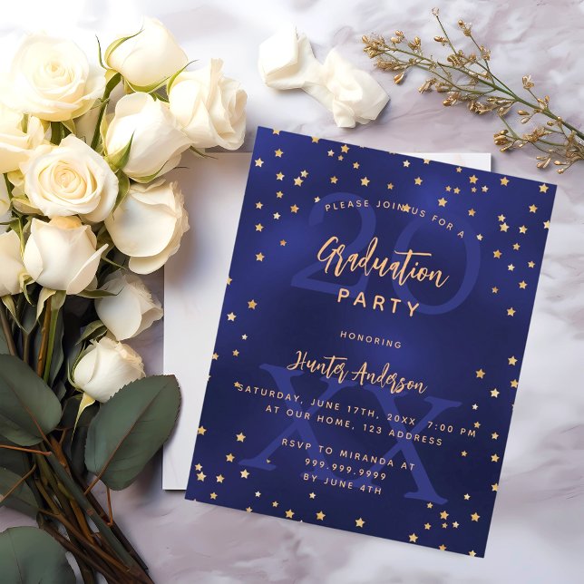 Bewertung Partei Blue-Year Budget Invititation Flyer (Von Creator hochgeladen)