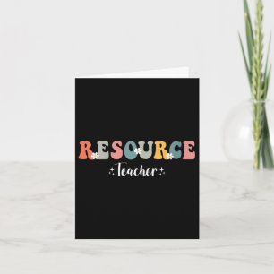 Bewertung von Frauen für Retro Groovy Resource Tea Karte