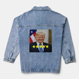 Bewertung von Präsident Donald Trump Jeansjacke