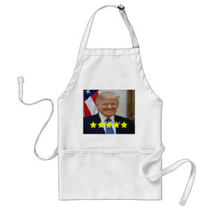 Bewertung von Präsident Donald Trump Schürze