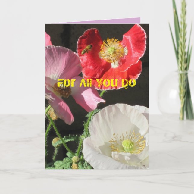 Bewi in den Pupies Danke Karte (Vorderseite)