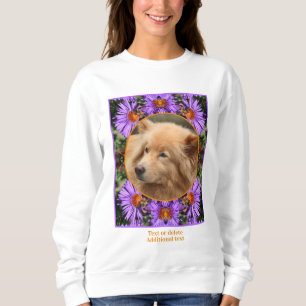Bewi On Aster Blume Rahmen erstellen Sie Ihr eigen Sweatshirt
