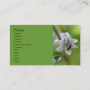 Bewi on Bluebell Blume Business Card Visitenkarte