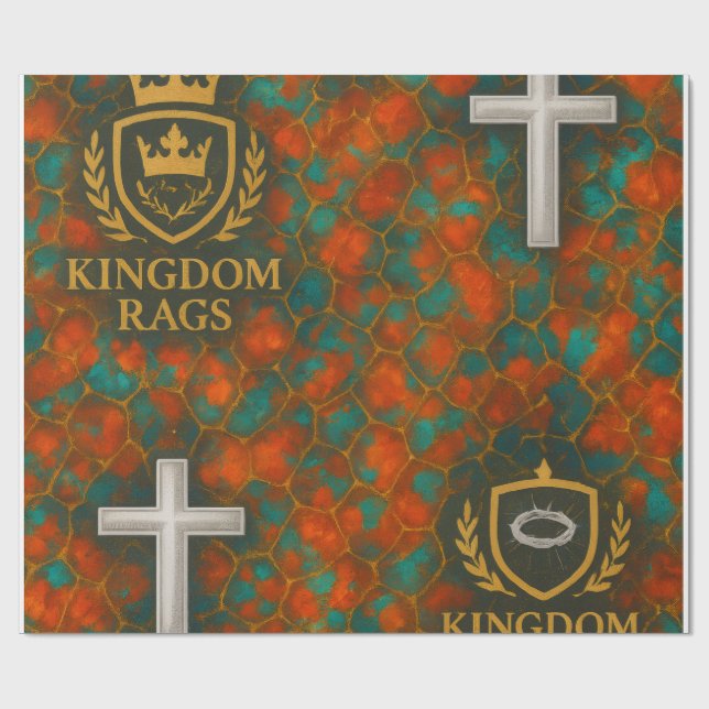 Bewirb deine Party  Geschenkpapier (Flach)