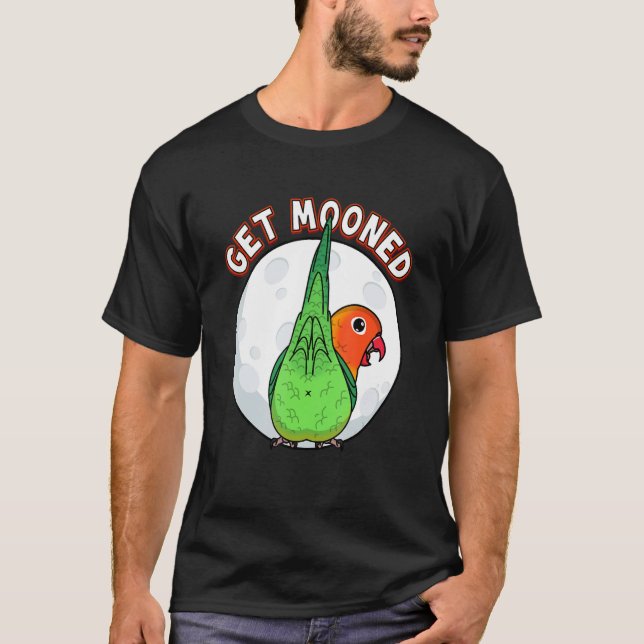 Bewirten Sie sich in Parrot Unterfluffies I Fische T-Shirt (Vorderseite)