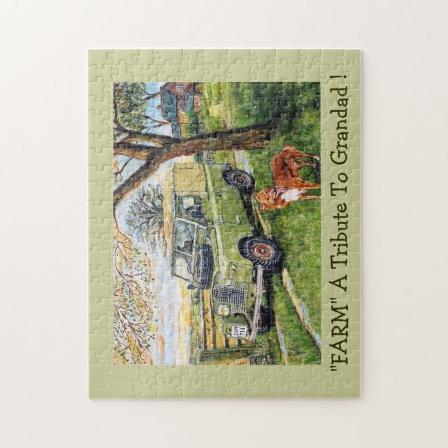 "BEWIRTSCHAFTEN Sie" einen Tribut zum Grandad! Puzzle (Vertikal)