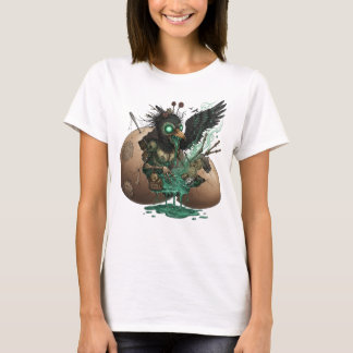 Bewitched Raven in Eggshell T-Shirt