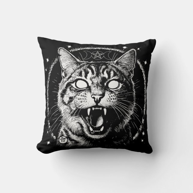 Bewitched Tabby Kissen (Vorderseite)