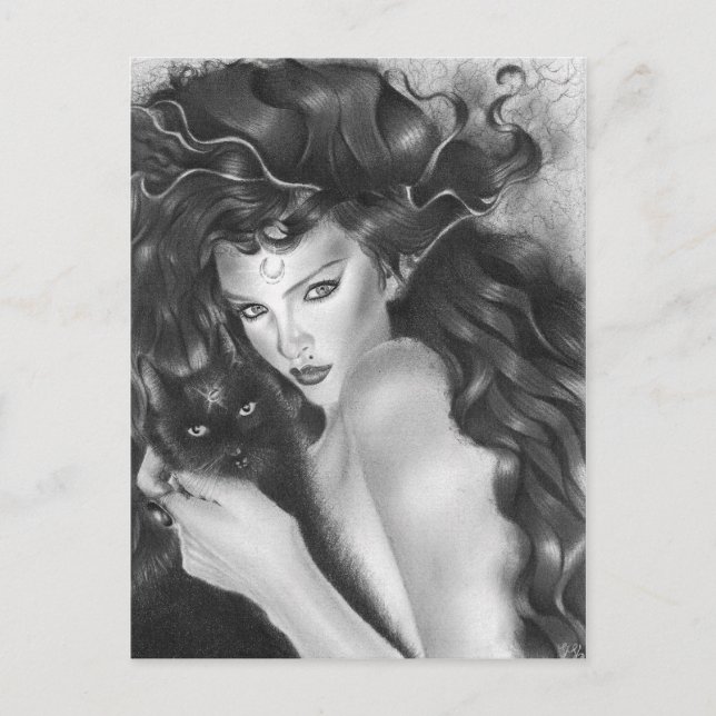 Bewitchte Postkarte (Vorderseite)