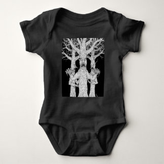 Bewohner des Teuflischen Waldes Weird Horror Art Baby Strampler