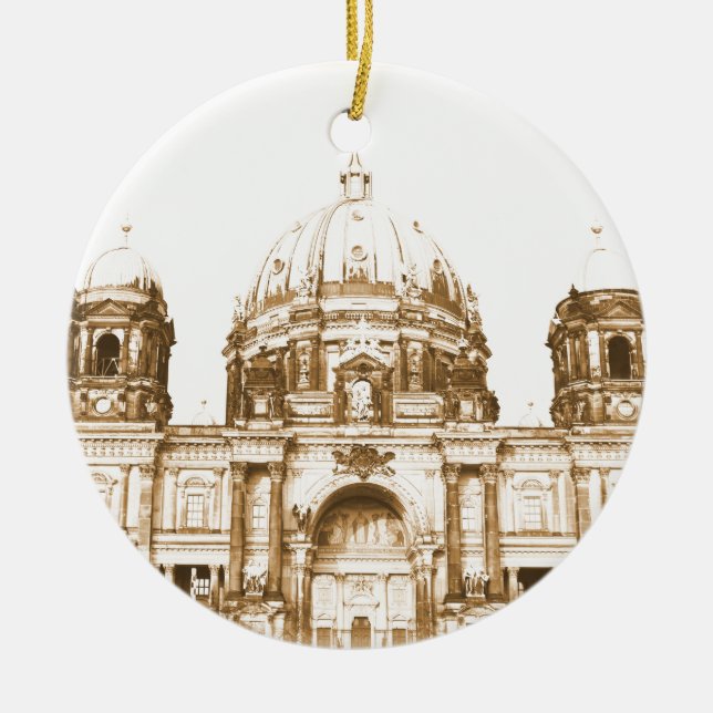 Bewohner von BerlinDom in Berlin, Deutschland Keramikornament (Vorne)