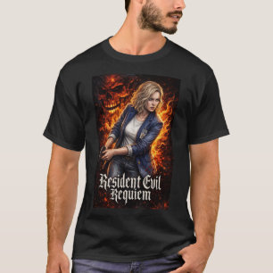 Bewohnerin Ash Evil Grace Requiem Croft 35 T-Shirt