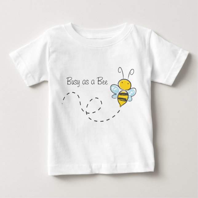 Bewohnt wie ein Bienenstöpel Baby T-shirt (Vorderseite)
