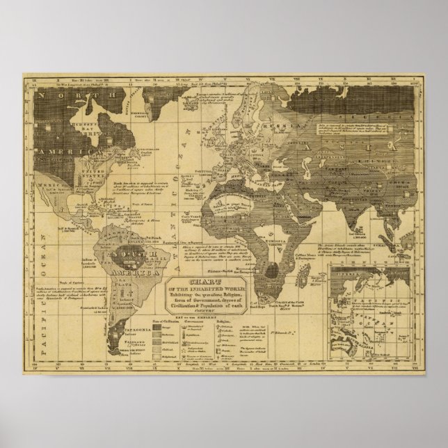 Bewohnte Welt Poster (Vorne)