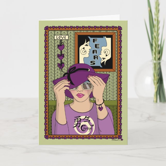 Bewölkt euch vor euren Ängsten_A_Gruß Karte (Vorderseite)