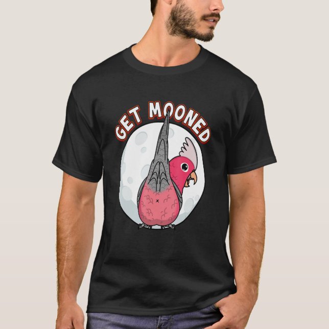 Bewölkt I Parrot Underfluffiffies I Rose Galah Coc T-Shirt (Vorderseite)