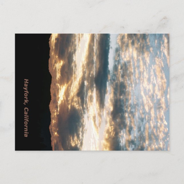 Bewölkt...... Postkarte (Vorderseite)