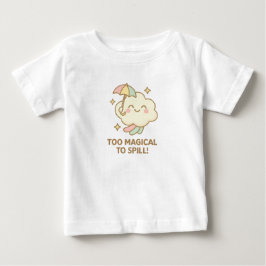 Bewölkte Kuschelzeit – Regentagsfreude   Baby T-shirt