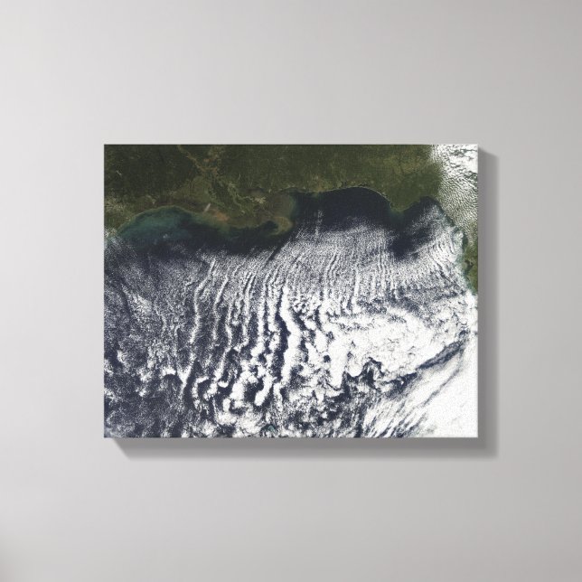 Bewölkte Straßen sind sichtbar Leinwanddruck (Vorderseite)